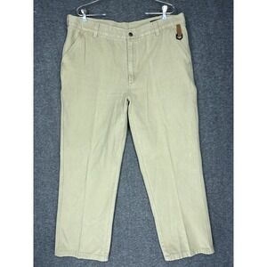 Vintage Orvis Pants‎ 40x30 Beige Rhinohide Canvas Rhino skin Safari Made in usa